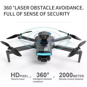 수집품 RC SG107MAX2 미니 드론 와이파이 4K HD 듀얼 카메라 FPV 옵티컬 플로우 제스처 컨트롤 쿼드콥터 전