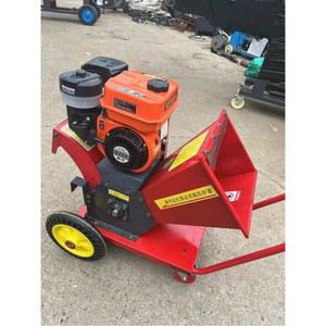 잔가지 파쇄기 가솔린형 카트 건초절단기 이동식 볏짚 잔가지파쇄기 건초파쇄기