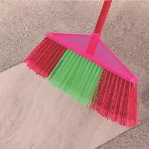 마당청소 학교 병원 사무실 실외 롱 빗자루