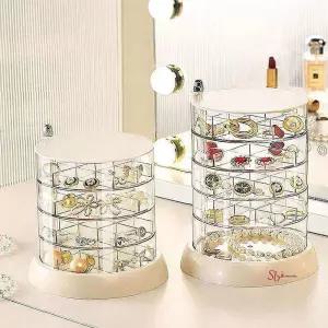 악세사리 반지 회전 귀걸이 소품 5단 정리함 보관함ijk314