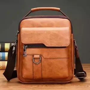 고급 정장 남자 메신저백 작은 보조 쇼퍼백 카멜 가방 직장인가방 30대남자가방