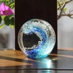 유리 구슬 지중해 바다 파도 공 장식품 인테리어 장식 생일 선물