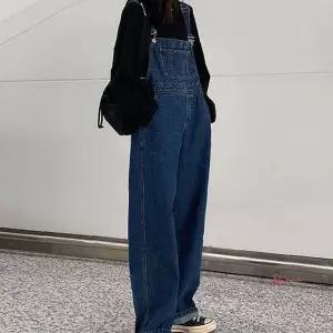 여자데님멜빵바지 점프수트 청멜빵바지 코디 봄패션cde344