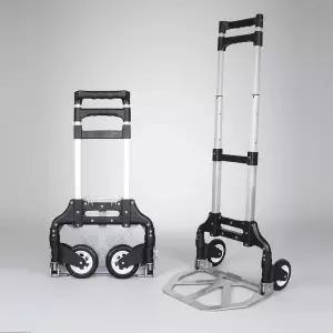 휴대용 3단 폴딩카트 쇼핑 생수 마트 택배 운반 캐리어 이사 캠핑