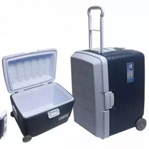 바퀴형 레져용 캠핑 낚시 보냉 아이스박스 60리터