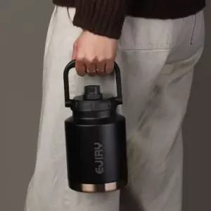 보온보냉 휴대용 텀블러 1L 스텐 워터저그 브론즈골드