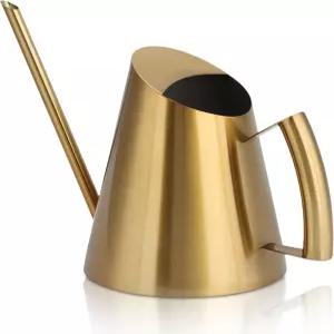 미니 스테인리스 식물 물뿌리개 400ml 롱 스파우트 정밀 물주기 실내 소형 화분 다육이 분재용 물조개