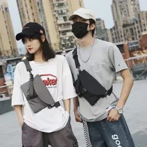 남성 힙색 데일리 슬링백 캐주얼 남녀공용 힙색 여행용 스트릿 아웃도어 크로스 메신저 클러치 생활 방수