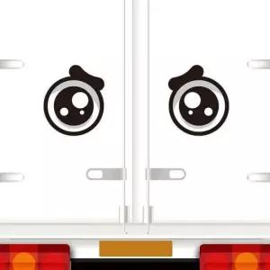 앵그리왕눈1 200x235mm 졸음운전방지 자동차스티커 고휘도