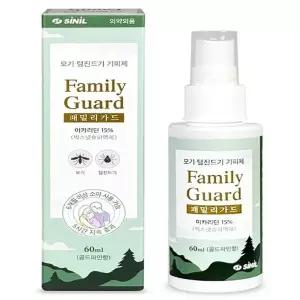 신일제약 패밀리가드 60ml 모 기 털진드기 기피제 소아 사용 이카리딘 15 벅스넷슈퍼액 x3SET(SH)