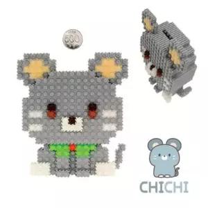 [문구] 글로벌이지 이지 툭툭블럭 12띠 동물 저금통_쥐