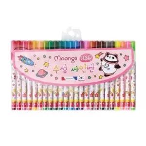 [문구] 컴퓨터용 컬러사인펜 준비물 24개입 색칠그리기