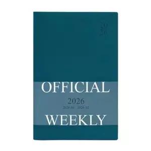 [문구] 위클리 다이어리 열두달 B6 피콕블루 주간 플래너