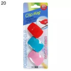 [문구] 오피스용품 문구 파티션 자석 집게 3개입 20개