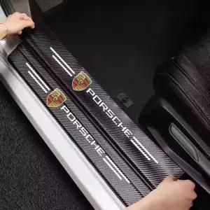 포르쉐 도어스텝 발판 스티커 마칸 카이엔 파나메라 718 911