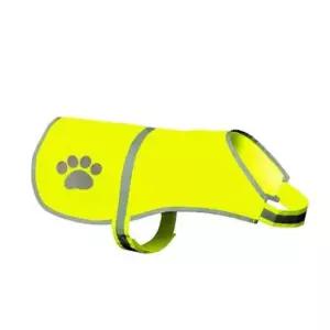 [반려] 반려견 현광 조끼 안전 반사 야간 산책 베스트 M