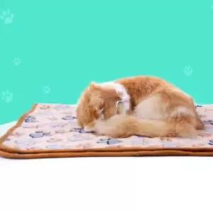 [반려] 애견 극세사 담요 침대 이불 반려동물 방석 중형 매트