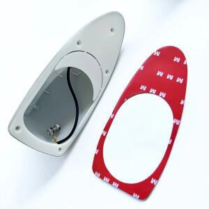 루보식 자동차 루프 샤크핀 장식 안테나 커버 스티커  라디오 FM 신호 디자인