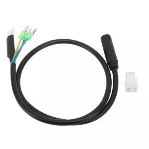 66cm 전기 자전거 모터 연장 케이블 M6 여성 9 핀 방수 전면 후면 허브 변환 키트
