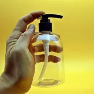 투명 리필용기 펌프공병 300ml 샴푸디스펜서 세제소분통 소형펌프          RAM