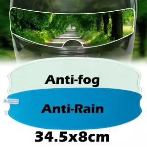 오토바이 헬멧 안티 포그 레인 필름 나노 코팅 스티커 바이저 클리어리티 안전 운전용 대부분의 헬멧에