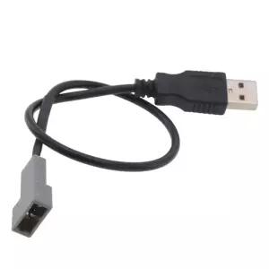 자동차 오디오 라디오 확장 커넥터 어댑터 기아 빠른 설치를위한 4Pin 소켓 케이블에 USB 신뢰있는 재료