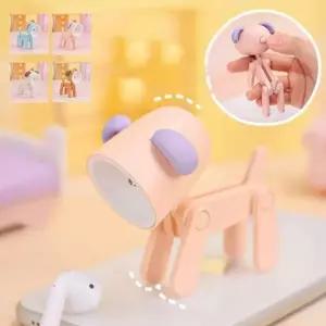 미니 무드등 조명 캐릭터 강아지 접이식 스탠드 귀여운 램프 오브제 인테리어 소품