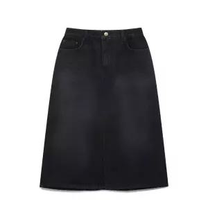 [롯데백화점]나이스클랍 백 밴딩 데님 스커트 (N261PWN216)