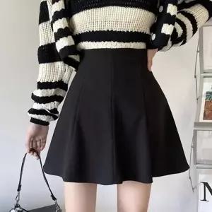여자 코튜로이 속바지 안감 하이웨스트 미니 스커트