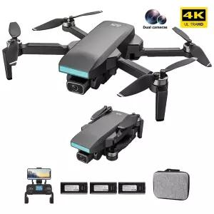 수집품 RC 전문가용 미니 드론 접이식 쿼드콥터 SG107 PRO FPV 4K ESC 카메라 GPS 광학 흐름 5G 와이파이