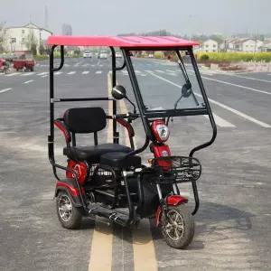 삼륜 전기 자전거 지붕 천막 오토바이 덮개 캐노피