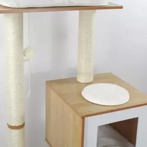 [마이모노샵][마이모노샵] 고양이 스크레쳐기둥 탈착방석 숨숨집 콘도 캣타워 집사 (16974212)