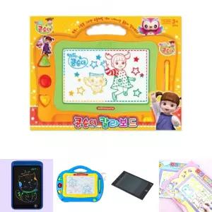 콩순이 ks-3003 칼라 보드 주황/메모/전자/메모장/스마트/패드/매직/그림/LCD/유아/드로잉/미니/칠판/학습