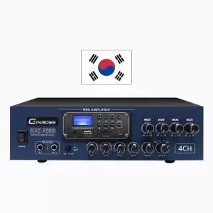 진보스 KAS-A560 국산 블루투스앰프 매장용앰프 4채널 400W 업소용 음악감상용