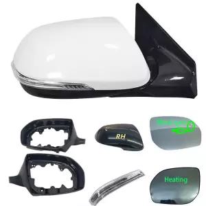 현대 그랜드 싼타페/맥스 크루즈 2013-2019 차량 사이드 미러 사각지대 열선 글라스 커버 프레임