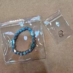 10매묶음 투명 악세사리 파우치 보관함 지퍼백 목걸이 반지 귀걸이