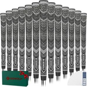 고울프 골프 그립 코드 고무 멀티 컴파운드 드라이버 언 클럽 15개 테이프가 있는 13개 선택 또는 풀 키트