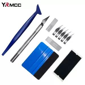 자동차 포장 비닐 도구 키트 9/13pcs 커터 필름 가장자리 트리밍 스퀴지 창 바디 색조 액세서리