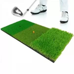 ( )3존 골프 매트 스윙 퍼팅 연습 실내 인조 잔디 DD 12693