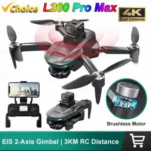 수집품 RC L200 PRO MAX 2축 짐벌 드론 4K 프로페셔널 360  장애물 회피 브러시리스 모터 GPS 5G WIFI FPV