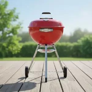 ( )대형 훈제 바비큐 그릴 52cm 90cm 캠핑용 야외 펜션 조리기구