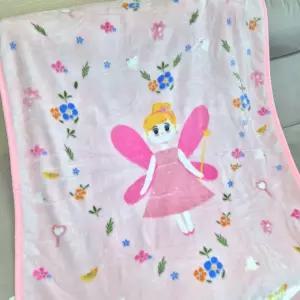 핑크 공주 요정 고급 극세사 무릎담요 100X130cm 겨울 이불 블랭킷