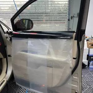 쿠나이시 방수 윈도우 틴트 도구 자동차 도어 커버 키트 (1도어용) 틴팅 용품 청소 액세서리