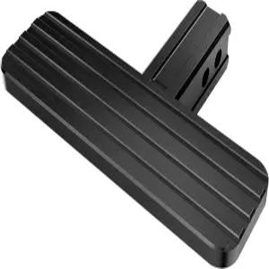 리노 히치 스텝 2인치 리시버 트럭 자동차 SUV 차량 범퍼 스텝(알루미늄 블랙 1팩)과 호환되는 리어 가드