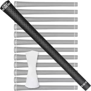 KNLY 360 골프 그립 13종 세트 - 테이프가 있는 부드러운 고무 클럽 그립과 선택 가능한 전체 리그리핑