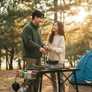 ( )다용도 멀티 캠핑 igt 테이블 유닛 바스켓 바구니 여행 피크닉 캠크닉 사이드 수납 정리 보관 소품 용품