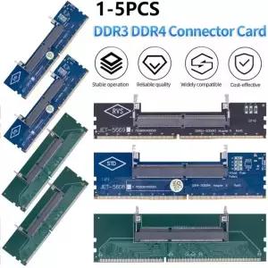 노트북-데스크탑 SO-DIMM-PC DIMM 카드 DDR3 DDR4 DDR5 메모리 RAM 어댑터 게임용 노트북 커넥터 스틱