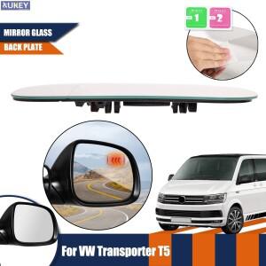 VW 트랜스포터 T5 T6 2010- 용 백미러 유리 좌측 우측 가열 백 플레이트 볼록 광각 교체
