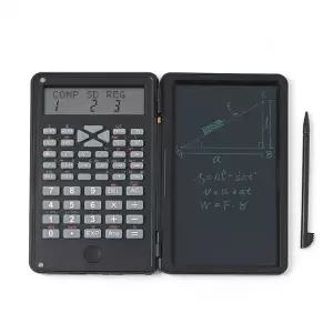 ( )클레버 접이식 전자 메모패드 공학용 계산기 블랙