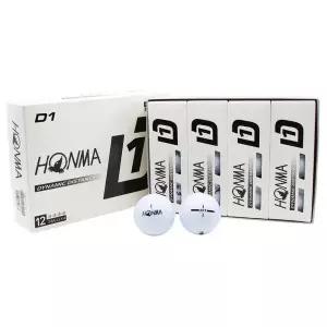 [혼마] 코리아 2024 HONMA D1 고반발 골프공 화이트 2PCS. TA3848806